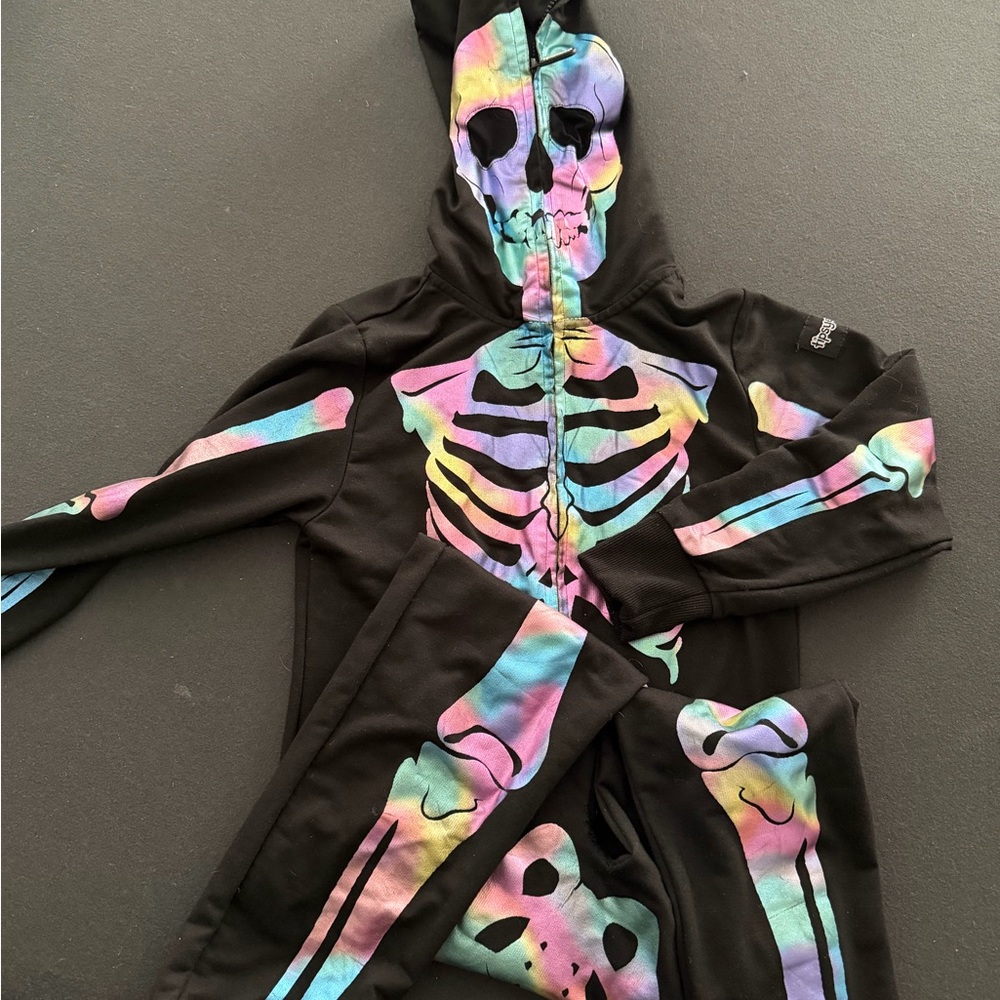 Tipsy Elves: Colorful Skeleton onsie